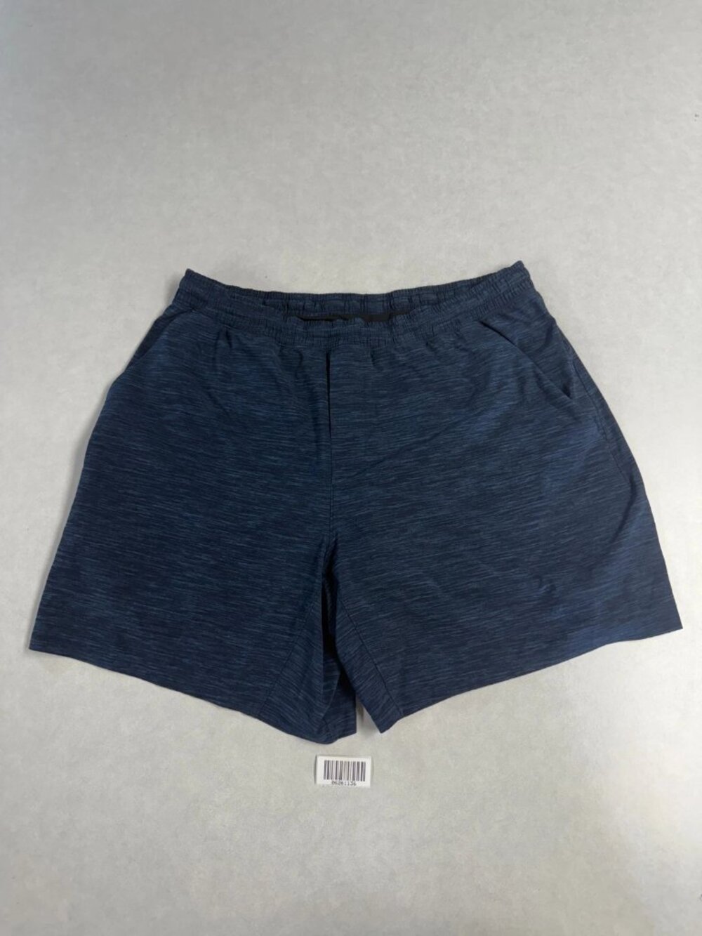 WORN Lululemon Mens Running Workout Training Liner Shorts Navy Blue Size XXL